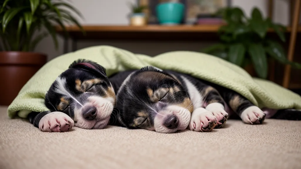 Laptop mit Online-Welpenkurs neben Hundeleine auf dem Schreibtisch, Hundetraining-Tipps als Alternative zu ungefragten Ratschlägen